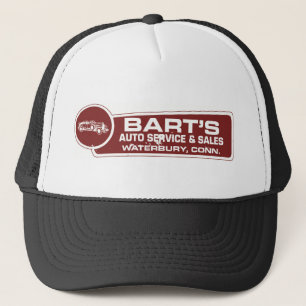 Vintages Logo von Bart für Vertrieb und Service v Truckerkappe
