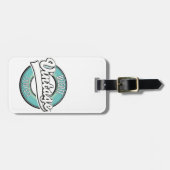 Vintages Logo von Bizerte tunisia Gepäckanhänger (Vorderseite horizontal)