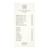 Vintages Logo Werbekarte (Vorne)