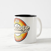 Vintages Logo Zweifarbige Tasse (VorderseiteRechts)