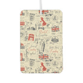 Vintages London Car Freshener Autolufterfrischer (Vorderseite)