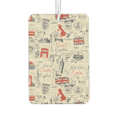 Vintages London Car Freshener Autolufterfrischer (Rückseite)