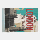 Vintages London Travel Poster Geschirrtuch (Horizontal)