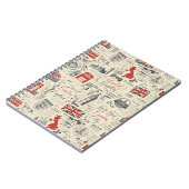 Vintages Londoner Foto-Notebook Notizblock (Linke Seite)