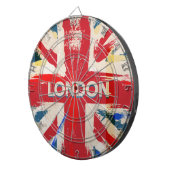 Vintages Londoner Gewerkschaft Poster Dartscheibe (Vorderseite rechts)