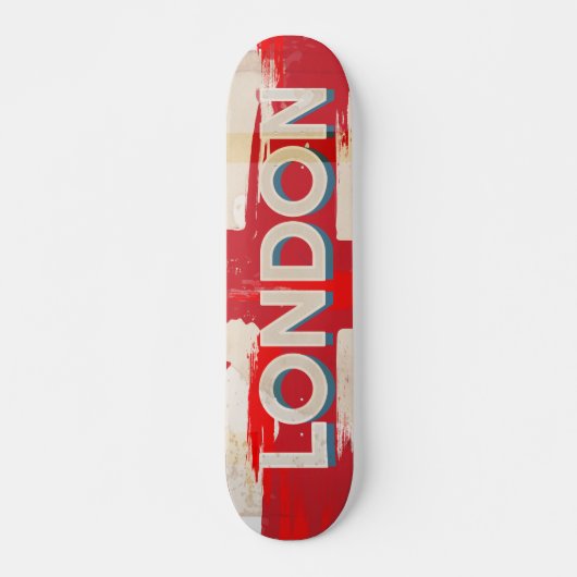 Vintages Londoner Gewerkschaft Poster Skateboard (Vorne)