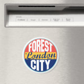 Vintages Londoner Label Magnet (In Situ (Geschirrspüler))