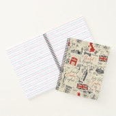 Vintages Londoner Notebook Notizblock (Innenseite)