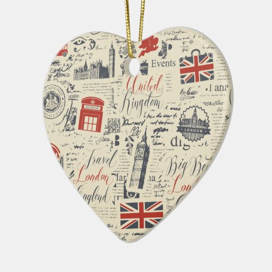Vintages Londoner Ornament (Links)