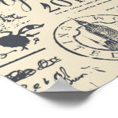 Vintages Londoner Poster (Ecke)