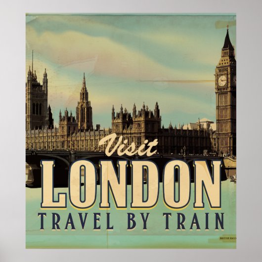 Vintages Londoner Poster (Vorne)