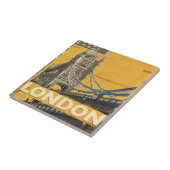 Vintages Londoner Poster Fliese (Seite)