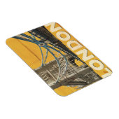 Vintages Londoner Poster Magnet (Rechte Seite)