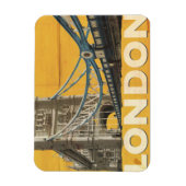 Vintages Londoner Poster Magnet (Vertikal)
