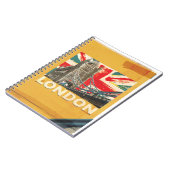 Vintages Londoner Poster Notizblock (Linke Seite)