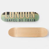 Vintages Londoner Poster Skateboard (Horizontal)