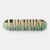 Vintages Londoner Poster Skateboard (Horizontal)
