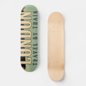 Vintages Londoner Poster Skateboard (Vorderseite)