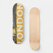 Vintages Londoner Poster Skateboard (Vorderseite)