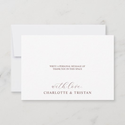 Vintages Lüftermuster dank Karte (Rückseite)