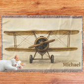 Vintages Luftfahrzeug Antik-Flugzeug Luftfahrzeug- Decke