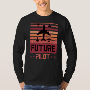Vintages Luftfahrzeug für künftige Fluglehrer T-Shirt