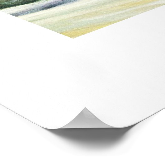 Vintages Luftfahrzeug Poster (Ecke)