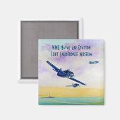 Vintages Luftfahrzeug - Save the Date Magnet (Vorderseite/Rückseite)