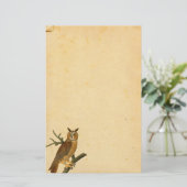 Vintages, lustig aussehendes Pergament Briefpapier (Stehend Vorderseite)