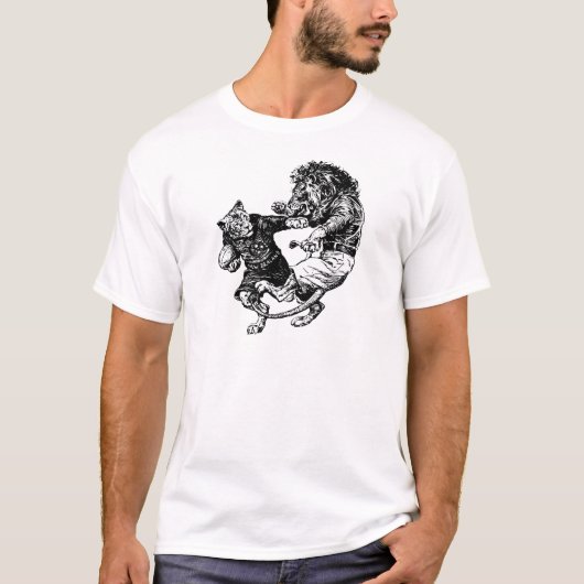Vintages lustiges Rugby T-Shirt (Vorderseite)
