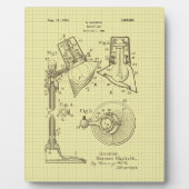 Vintages MacBeth Leselampenpatent Fotoplatte (Vorderseite)
