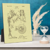 Vintages MacBeth Leselampenpatent Fotoplatte (Seite)