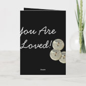 Vintages Mädchen, du bist lieb Karte (Rückseite)