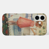 Vintages Mädchen, Kinderwäscherei Hängekleidung Case-Mate iPhone Hülle (Rückseite (Horizontal))