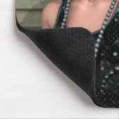 Vintages Mädchen Mousepad (Ecke)