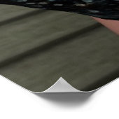 Vintages Mädchen Poster (Ecke)