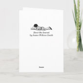 Vintages Mädchen und Hund durch Jessie Willcox Karte (Rückseite)