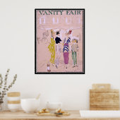 Vintages Magazin Cover 1914 Art-Deco-Poster Poster (Küche)