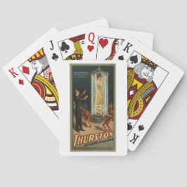 Vintages Magician's Act Poster von 1908 Spielkarten