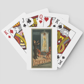 Vintages Magician's Act Poster von 1908 Spielkarten