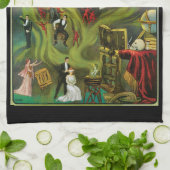 Vintages Magisches Poster, das Geheimnis tragen Geschirrtuch (Gefaltet)