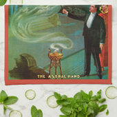 Vintages Magisches Poster, das Geheimnis tragen Geschirrtuch (Gefaltet)