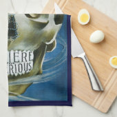 Vintages Magisches Poster, De Biere das Mysteriöse Geschirrtuch (Viertel Falte)