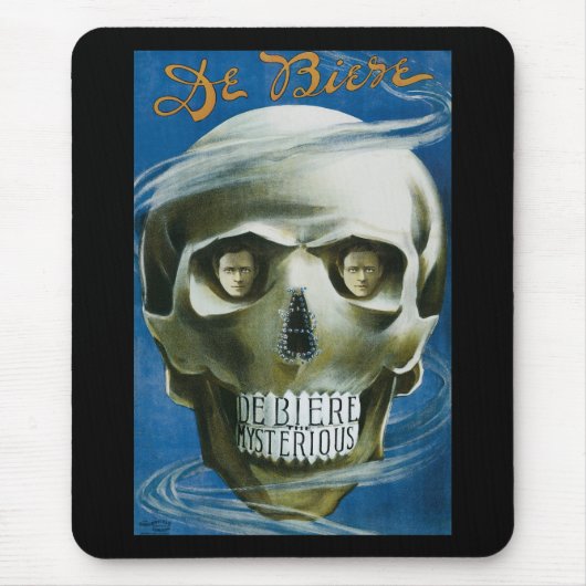 Vintages Magisches Poster, De Biere das Mysteriöse Mousepad (Vorne)