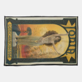 Vintages Magisches Poster, Ionia L'Enchantress Geschirrtuch (Horizontal)