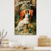 Vintages Magisches Poster, Magier Frederick Bancro Poster (Küche)