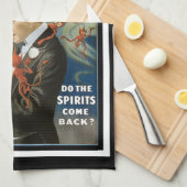 Vintages Magisches Poster, Thurston, Der große Mag Geschirrtuch (Viertel Falte)