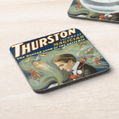 Vintages Magisches Poster, Thurston, Der große Mag Getränkeuntersetzer (Linke Seite)