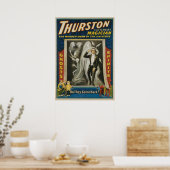 Vintages Magisches Poster, Thurston, Der große Mag Poster (Küche)