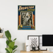 Vintages Magisches Poster, Thurston, Der große Mag Poster (Heimbüro)